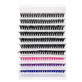 10 rows of thick and curled DIY eyelashes 8mm-16mm