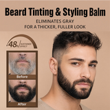 Mens Black Beard Dye Cream, Fast Acting Beard Color For Men