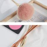 4 colors single large powder/blush brush