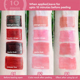 4-color 2-in-1 Peel-off Lip Gloss & Clear Lip Oil