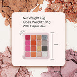 16-color Pink Eyeshadow Palette