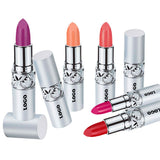 24 Colors Of Silver Tube Moisturizing Lipstick Long-lasting Color Retention Makeup