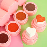 4 Colors Heart Stamp Rouge Matte Blush