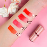 4 Colors  Moisturizing Peel Off Lip Tint Custom Logo Lip Gloss Long Lasting Waterproof Liquid Matte Gloss