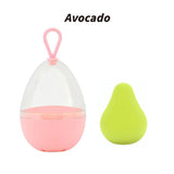 5-Color Fruit-Shaped Sponge/Beauty Blender