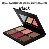 6-color Highlighter/Blush/Concealer/Cream Set