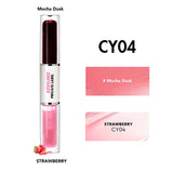 4-color 2-in-1 Peel-off Lip Gloss & Clear Lip Oil