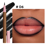 6 Color Matte Durable Liquid Lipliner
