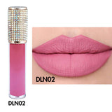 51 colors No-stick matte diamond lid liquid lipstick(#01-#30)