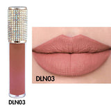 51 colors No-stick matte diamond lid liquid lipstick(#01-#30)