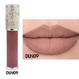 51 colors No-stick matte diamond lid liquid lipstick(#01-#30)