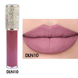 51 colors No-stick matte diamond lid liquid lipstick(#01-#30)