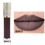 51 colors No-stick matte diamond lid liquid lipstick(#01-#30)