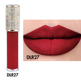 51 colors No-stick matte diamond lid liquid lipstick(#01-#30)