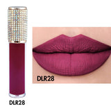 51 colors No-stick matte diamond lid liquid lipstick(#01-#30)