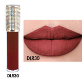 51 colors No-stick matte diamond lid liquid lipstick(#01-#30)