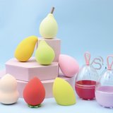 12-color Teardrop-shaped Makeup Sponge/Puff