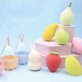 12-color Teardrop-shaped Makeup Sponge/Puff