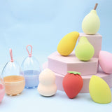 5-Color Fruit-Shaped Sponge/Beauty Blender