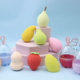 5-Color Fruit-Shaped Sponge/Beauty Blender