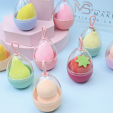 12-color Slanted Makeup Sponge/Puff