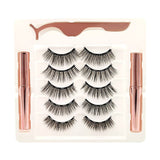 4 Styles 5 Pairs Magnetic False Eyelashes Set