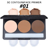 3-color Matte Waterproof Contour Powder