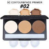 3-color Matte Waterproof Contour Powder