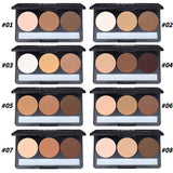 3-color Matte Waterproof Contour Powder