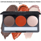 3-color Cream Formula: Highlighter/Blush/Contouring