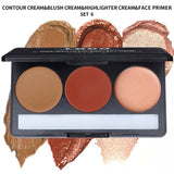 3-color Cream Formula: Highlighter/Blush/Contouring