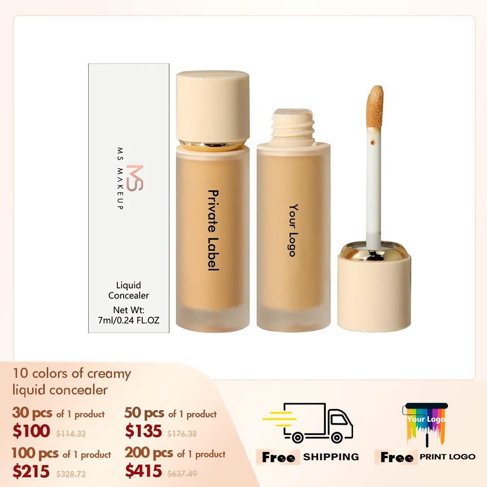 10 Colors Of Creamy Concealer【30-50-100-200PCS Free Shipping & Free Print Logo】