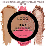 18-shade 3-in-1 Highlighter/Blush/Contouring