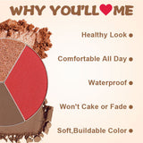 18-shade 3-in-1 Highlighter/Blush/Contouring