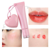 Fruit-flavored Lip Gloss & Color-changing Blush Cream Set