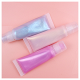6 Colors Holographic squeeze tube Lip Glosses