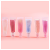 6 Colors Holographic squeeze tube Lip Glosses（50pcs free shipping）