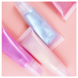6 Colors Holographic squeeze tube Lip Glosses
