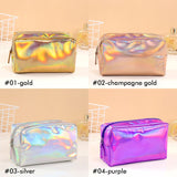 4 color waterproof laser cosmetic bag