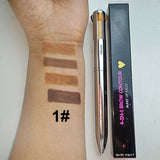 4-IN-1 BROW CONTOUR /Schwarz/Dunkelbraun/Mittelbraun/Zartbraun