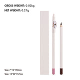 25 Colors Of Matte Waterproof Lip Liner With Sharpener