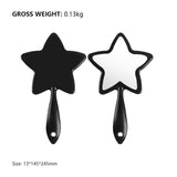 4 Color Star-shaped Handheld Mirror