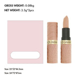 Set de 3 labiales mate color piel