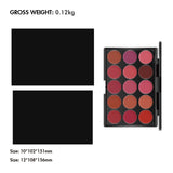 15 Color Lipstick Palette