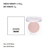 6 Colors Glitter Mud Highlighter/blusher