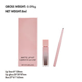 16 colors Matte Lip Kit Lipstick & Lip Liner