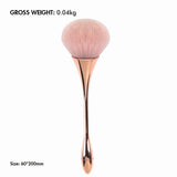 4 colors single large powder/blush brush