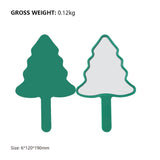 6 Color Christmas Tree-shaped Handheld Mirror