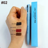 4-IN-1 MAKEUP PEN/EYELINER/HIGHIGHTER/LIP LINER/BLUSHER/BROW OENCIL/EYELINER