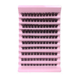 10 rows of thick and curled DIY eyelashes 8mm-16mm